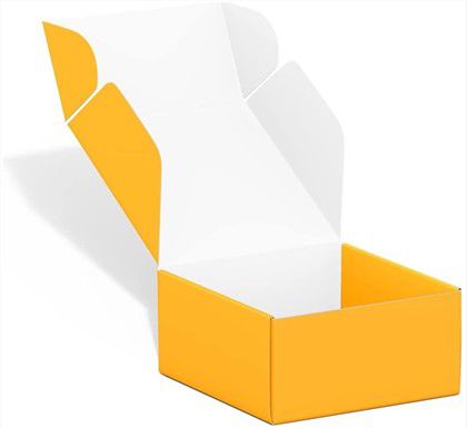 Yellow Mailer Boxes